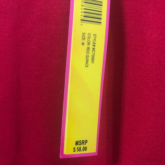 NWT Catherine Malandrino Red Peplum Blouse - Picture 4 of 4